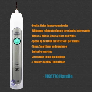 Electric Toothbrush Handle for Philips Sonicare HealthyWhite HX6710 R700 HX6770