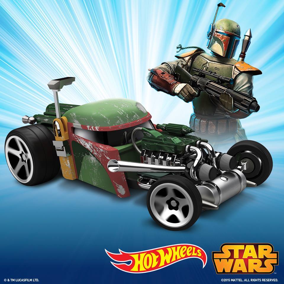 HOT WHEELS STAR WARS CHARACTER CAR 10 - BOBA FETT VEHICLE | eBay