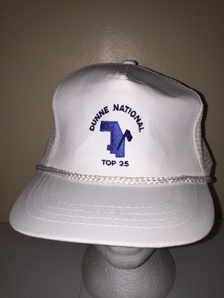 DUNNE NATIONAL MESH OLD SCHOOL VINTAGE Trucker Hat Baseball Cap Snapback Lid CC