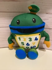 Team Umi Zoomi 9" 2011 Green Robot Plush Toy Mattel Fisher Price
