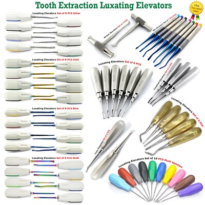 Dental Cryer Root Elevators Luxating Set Oral Surgery Tooth Extraction loosening
