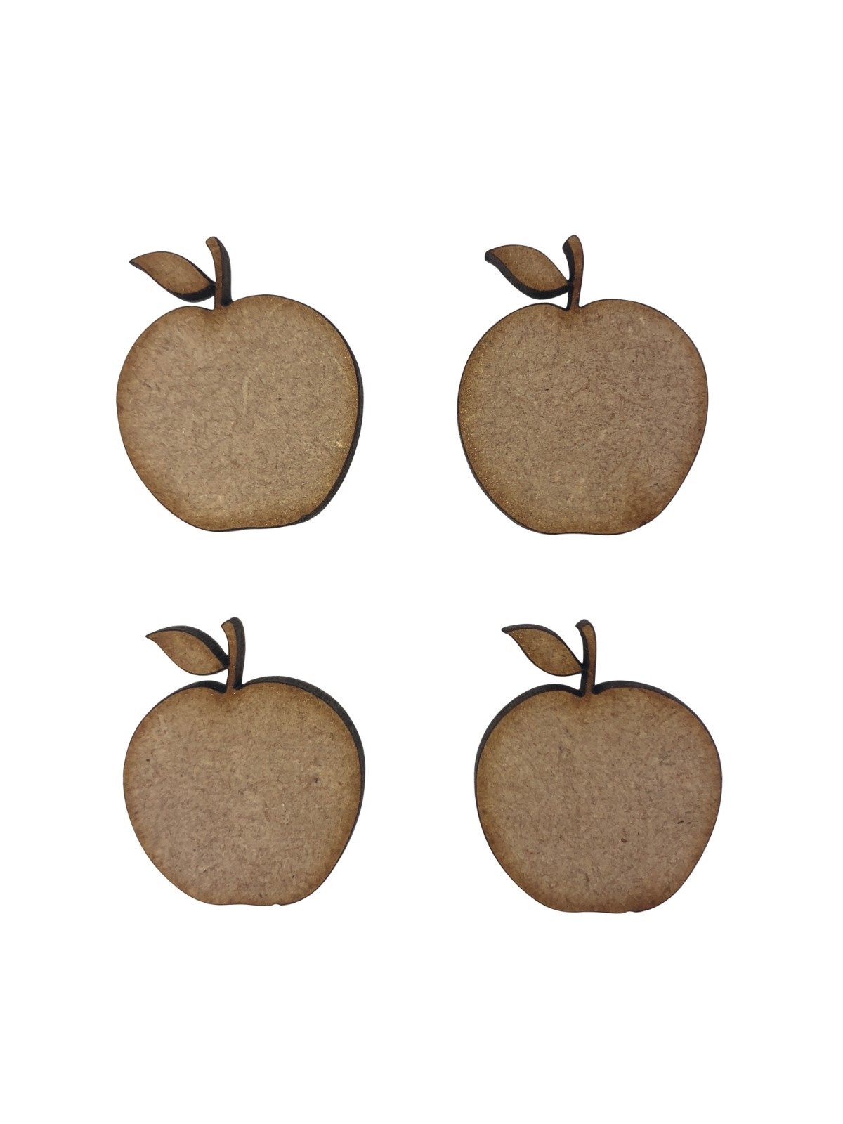 20x Apples 3cm Wood Craft Embelishments Laser Cut Shape MDF