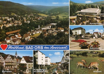 Alte Postkarte - Heilbad Bad Orb im Spessart