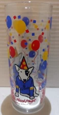 1987 Spuds MacKenzie Bud Light Balloon High Ball Glass