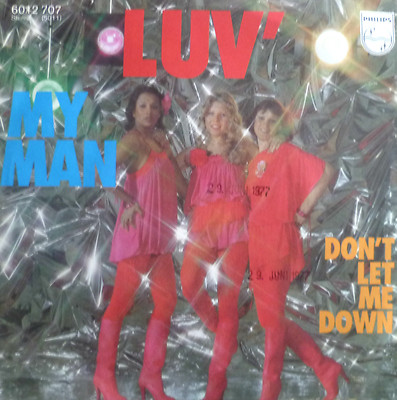 7'' 1977 REAL RARE 1st PRESS GERMANY! LUV My Man /MINT-