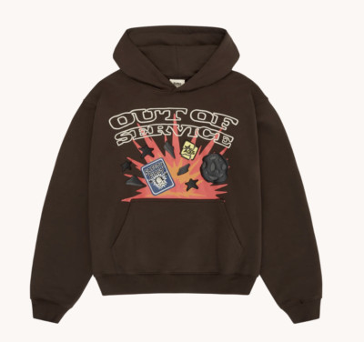 Broken Planet Out Of Service Mokka Hoodie