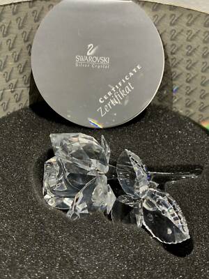 Swarovski Silver Crystal The Rose 174956 Retired 2007 MINT