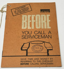 Montgomery Ward Before You Call a Serviceman Broszura do pralki