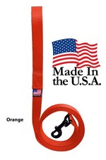 Dog Leash Lead Long Obedience Recall Training Tracker ORANGE Made in the USA