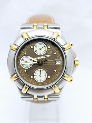 Krieger B929 Chronograph Swiss Watch 18K Two-Tone Limited 17/300