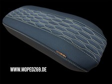 Sitzbank Custom lang mit Wabenmuster für Sim...
