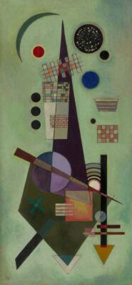 Extended Wassily Kandinsky Abstract Bauhaus Geometric Art Print to Frame