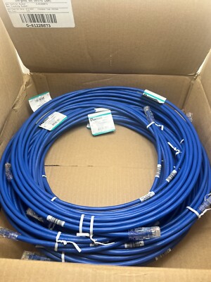 PANDUIT UTP6AX5MBU TX6A 10GIG UTP Patch Cord T560B CM 24AWG Solid Blue 5M 10 PK