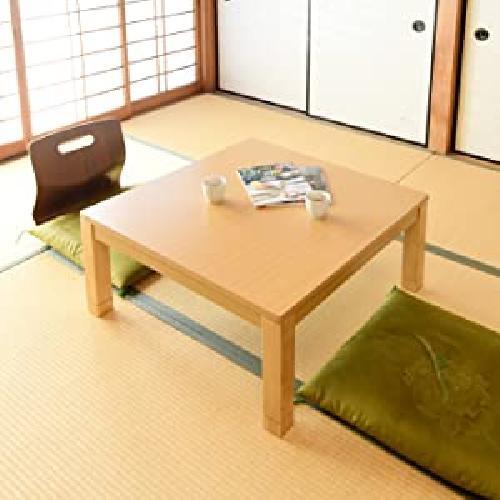 80x80cm Japanese Wooden Kotatsu Table Foot Heater Modern Square