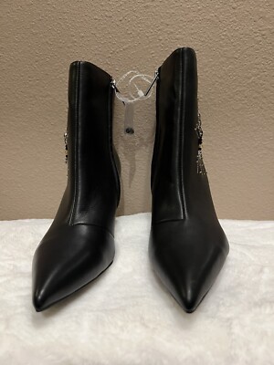Kurt Geiger London Women's Belgravia Pointed Toe Evil Eye High Heel Ankle Boots,
