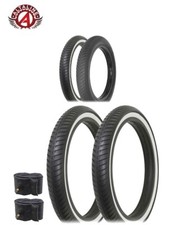 ​ALTA Bicycle FAT/CHOPPER Tire 20"x3.00" Black or Black/White SLICK RIDE W/TUBES