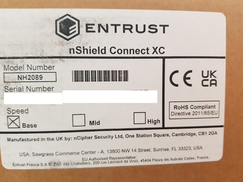 Entrust nShield Connect XC Base Hardware Security Module (NH2089) - Afbeelding 10 van 10