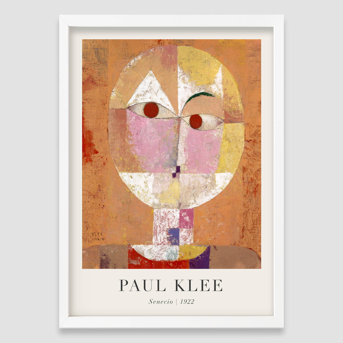 paul klee　アートパネル Paul Klee painting Print Vintage Set Wall Art Gift Home A4