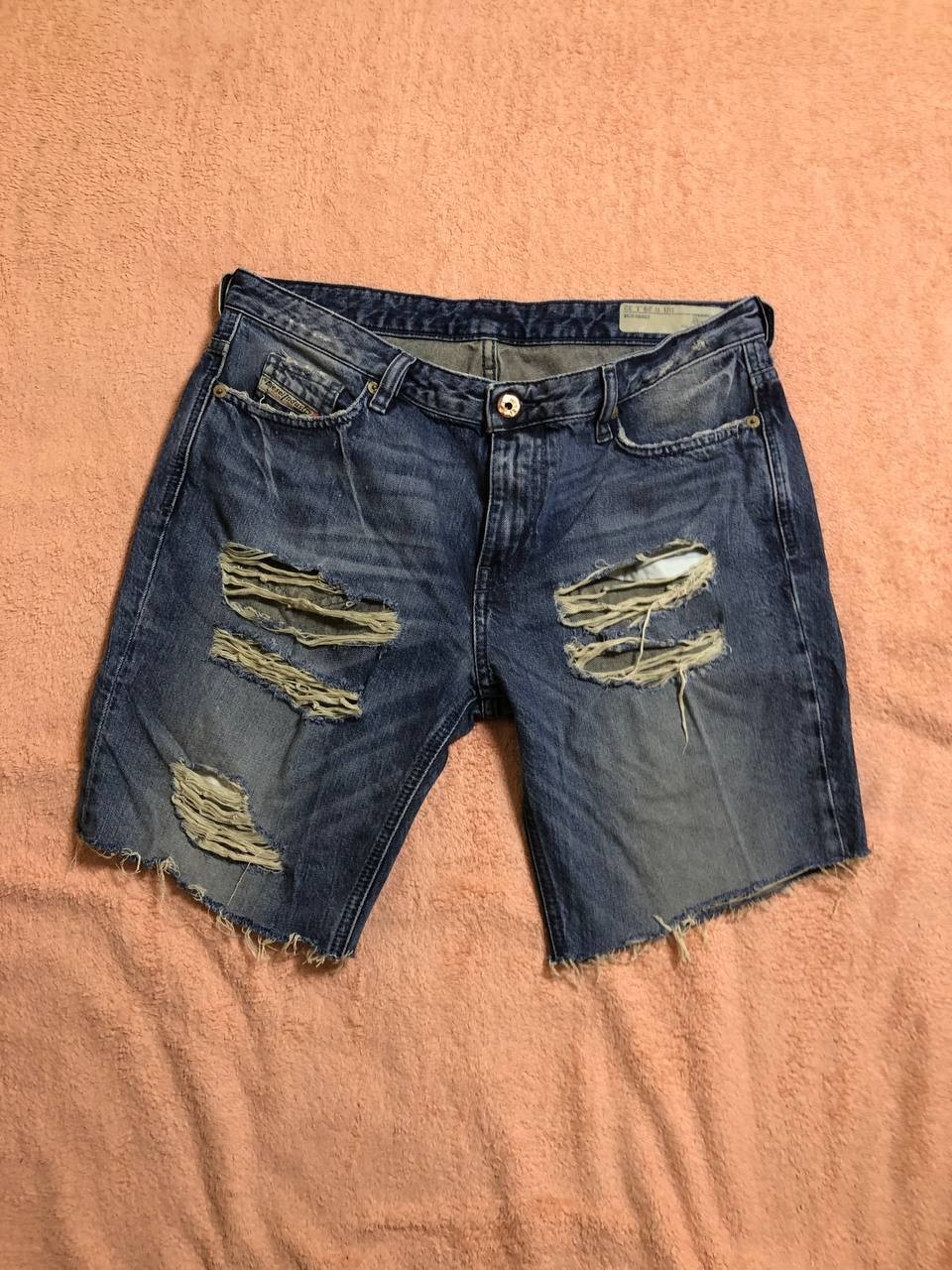 Vintage Rare Diesel Y2K Shorts 29 x 32 Rizza Regular Slim Straight Low Waist