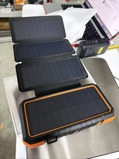 BLAVOR Solar Charger Power Bank W12 Pro - Orange/Black (20,000mAh)