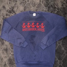 Vintage Jerzees bar harbor,Maine sweatshirt- Made in U.S.A Men Size L