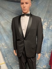 Vintage 1960s Lord West Men  s Tuxedo Jacket Shawl Collar Single Button 44