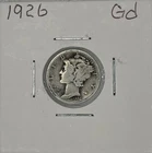 1926 Good Mercury Dime