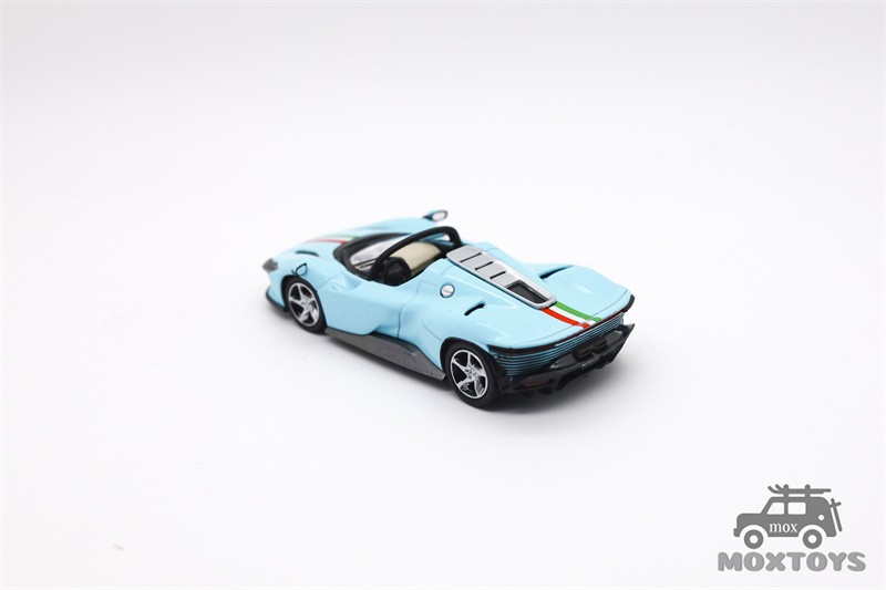 BBR 1:64 Daytona SP3 Light Blue Diecast Model Car
