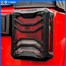 Tyger Custom Fit 2007-2018 Jeep Wrangler Jk Black Tail Light Guards 2pc