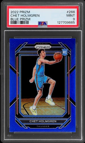 Chet Holmgren [Blue] #266 2022 Panini Prizm card