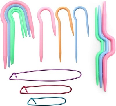 Bunte Zopfnadeln zum Stricken, Stricknadel Set - Praktische Werkzeuge