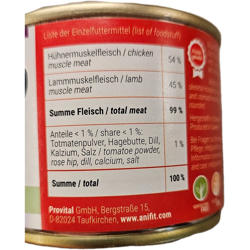 Anifit Katzenfutter Nassfutter 200g und 400g Unterschiedliche Sorten - Bild 4 von 4
