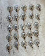 25Mini 7/8”made In Usa Heavy Duty Suction Cup Hooks /Christmas lights decoration