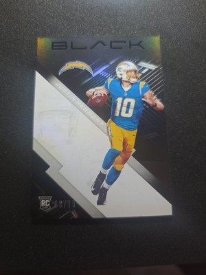 2020 Panini Black - Rookies Justin Herbert #103 Silver /75 (RC) 🔥🔥🔥