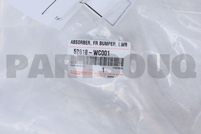 MONARI B8Water✨✨ 52618WC001 Genuine Toyota ABSORBER, FR BUMPER 52618-WC001 | eBay