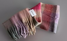 New NWT Acne Studios Oversized Scarf Pink Purple Lilac Pastel