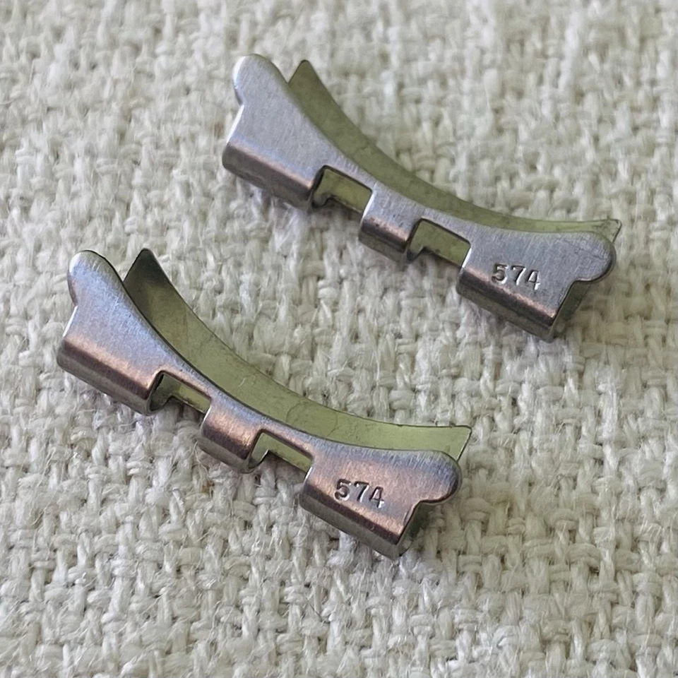 Rolex Endlinks Ref 574 19mm For Bracelet Jubilee 62510 H - Photo 2/4