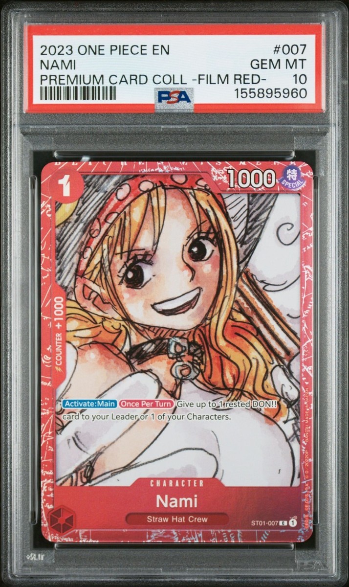 PSA10 ナミ FILM RED ワンピースカードゲーム Nami (Premium Card Collection -ONE PIECE FILM RED Edition-) ST01