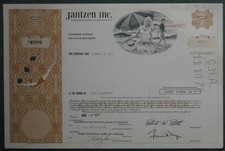 Jantzen Inc. 1977 200 Shares