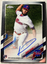 2021 Topps Chrome Rookie Autographs #RAAM Adonis Medina RC Phillies