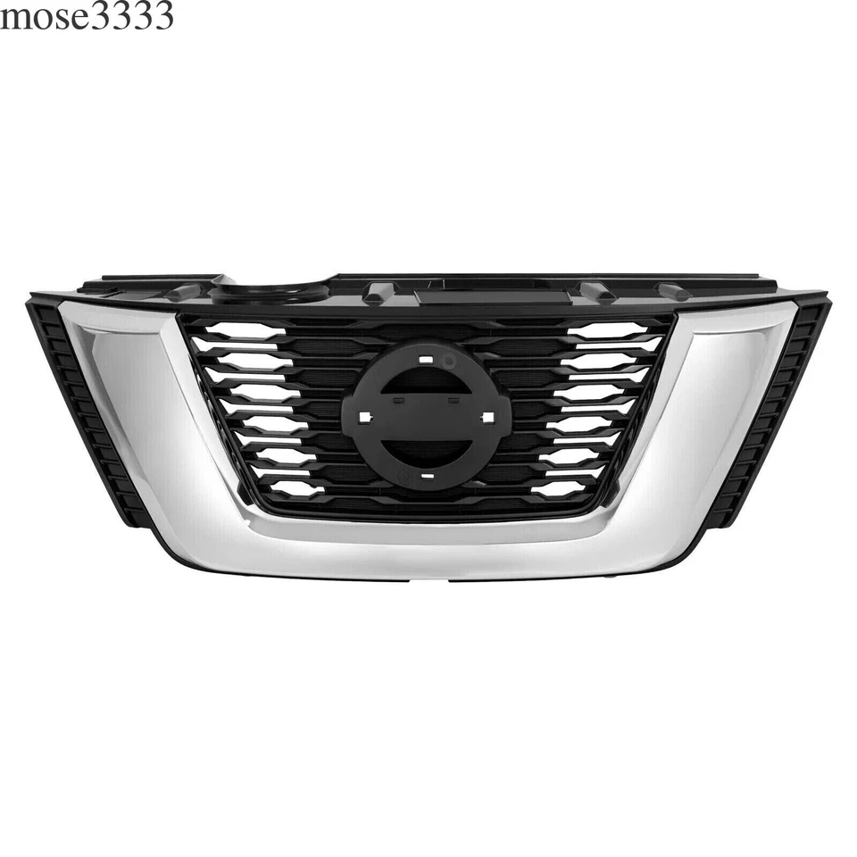 For Nissan Rogue 2017 2018 2020 #NI1200281 Chrome Front Bumper Upper Grille Foto 4 de 4