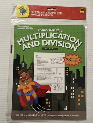 Teaching Tree Reproducibles Multiplication & Division Word Problems (Grades 3-4)