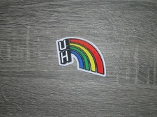 University Hawaii Rainbow Warriors Vintage Embroidered Iron On Patch 3" x 2"