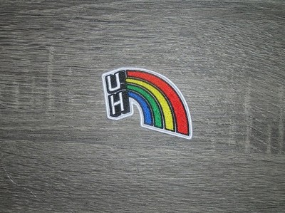 University Hawaii Rainbow Warriors Vintage Embroidered Iron On Patch 3'' x 2''