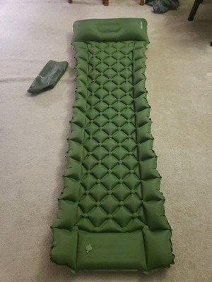 Sleeping Pad Ultralight Inflatable Mat Compact Air Mattress Backpacking Hiking