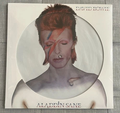Aladdiin Sane, David Bowie, picture disc vinyl, in shrinkwrap and unplayed