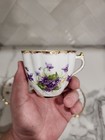 Vintage Stanley England Bone China Tea Cup And Saucer Rose Flowers Tulip 1960s — photo 8