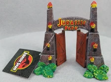 Penn Plax Jurassic Park Mini Open Gate Fish Tank Aquarium Decor Ornament NEW