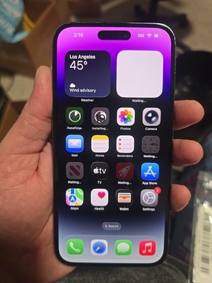 Apple iPhone 14 Pro Max - 256 GB - Deep Purple (Unlocked)