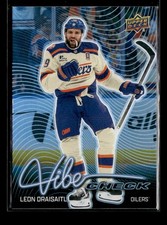 2026-27 Upper Deck Series 1 Hockey Vibe Check #VC-28 Leon Draisaitl